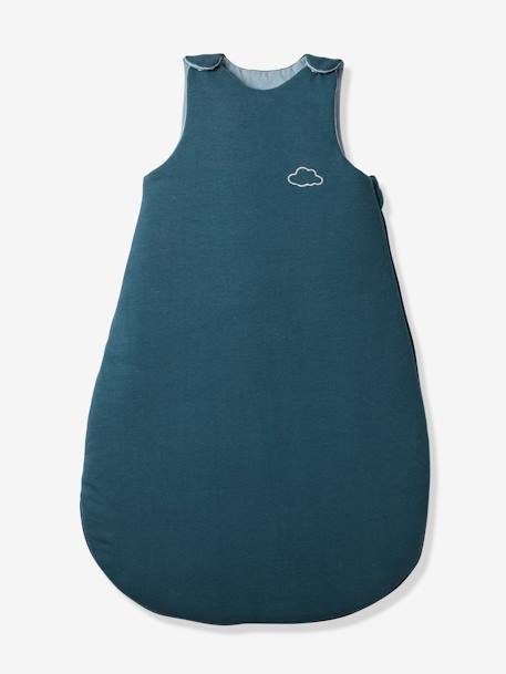 Gigoteuse ANNECY bleu chambray+gris chiné+rose - vertbaudet enfant 