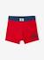 Lot de 5 boxers stretch pompiers garçon en coton bio bleu océan - vertbaudet enfant 