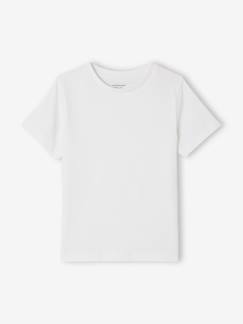 Jongens-T-shirt, poloshirt, souspull-T-shirt-Effen jongensshirt met korte mouwen