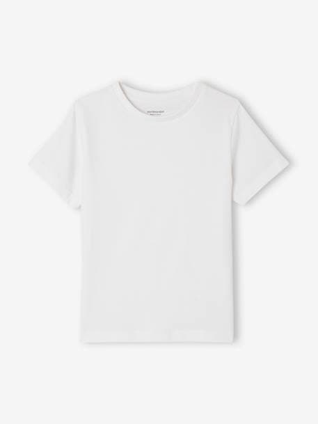 Garçon-T-shirt uni Basics garçon manches courtes