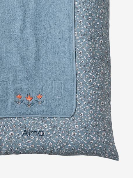 Matelas à langer personnalisable INDIA bleu imprimé - vertbaudet enfant 