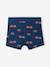 Lot de 5 boxers stretch pompiers garçon en coton bio bleu océan - vertbaudet enfant 