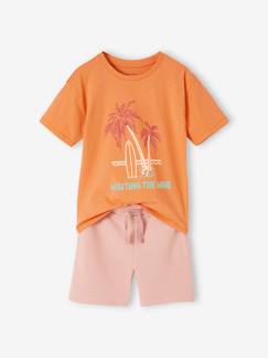 Pyjashort voor jongens met palmbomen  - vertbaudet enfant