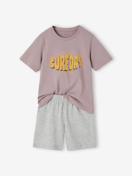 Set van 2 pyjashorts voor jongens lavendel - vertbaudet enfant 