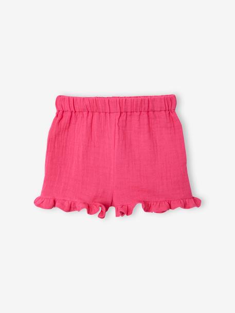 Ensemble blouse, short et bandeau bébé rose - vertbaudet enfant 