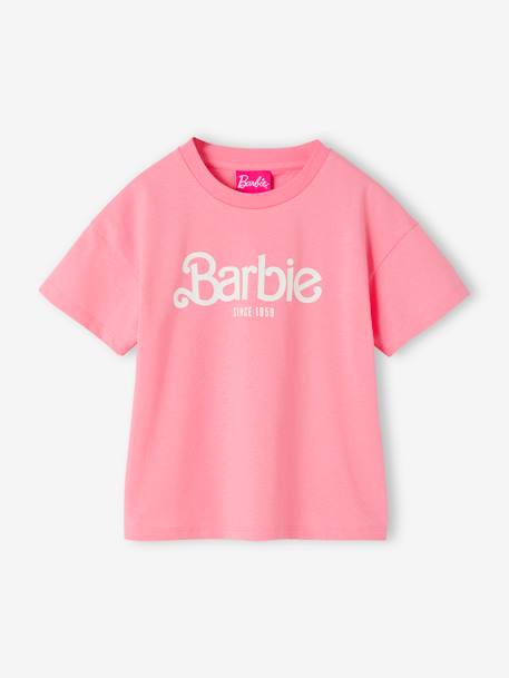 Tee-shirt fille Barbie rose bonbon - vertbaudet enfant 