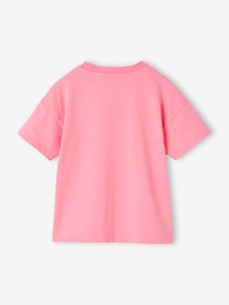 Tee-shirt fille Barbie rose bonbon - vertbaudet enfant 