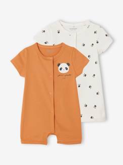 Baby-Pyjama,  overpyjama-Set van 2 baby combi-shorts