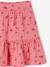 Jupe short motifs fleurs fille écru+rose bonbon - vertbaudet enfant 