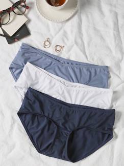 Vêtements de grossesse-Pack 3 culottes grossesse effet satiné