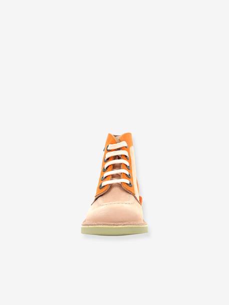 Bottillons cuir enfant Kick Col 860838-30-173 rose - vertbaudet enfant 