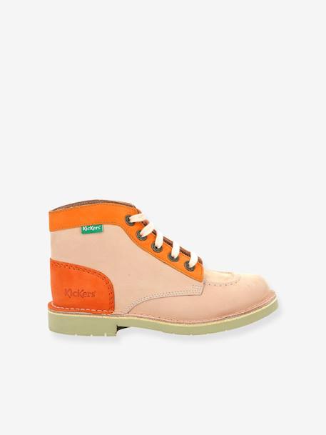 Bottillons cuir enfant Kick Col 860838-30-173 rose - vertbaudet enfant 