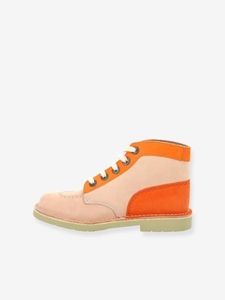 Bottillons cuir enfant Kick Col 860838-30-173 rose - vertbaudet enfant 