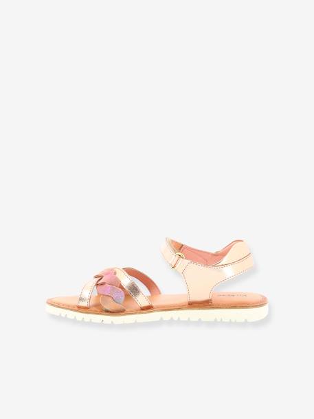 Sandales cuir enfant Betty 694792-30-13 rose - vertbaudet enfant 