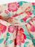 Wijde meisjesbroek met bloemenprint meerkleurig+smaragdgroen - vertbaudet enfant 