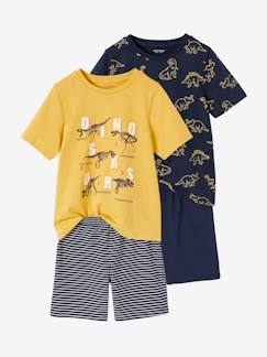 Garçon-Pyjama, surpyjama-Lot de 2 pyjashorts garçon dinosaure