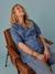 Blouse grossesse en denim léger manches courtes double stone - vertbaudet enfant 