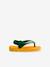 Tongs Baby Brasil Logo II jaune - vertbaudet enfant 