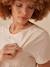 Tee-shirt grossesse bi- matière sable - vertbaudet enfant 