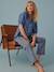 Blouse grossesse en denim léger manches courtes double stone - vertbaudet enfant 