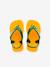 Teenslippers voor baby Brasil Logo II HAVAIANAS geel - vertbaudet enfant 