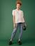 Blouse grossesse en gaze de coton écru - vertbaudet enfant 