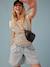 Short grossesse en jean effet paperbag denim bleached+stone - vertbaudet enfant 