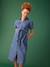 Robe grossesse esprit saharienne en denim stone - vertbaudet enfant 