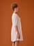 Robe grossesse boutonnée en broderie anglaise écru - vertbaudet enfant 
