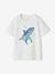 Tee-shirt garçon motif à sequins réversibles blanc+bleu nuit+bleu océan+écru+vert d'eau - vertbaudet enfant 