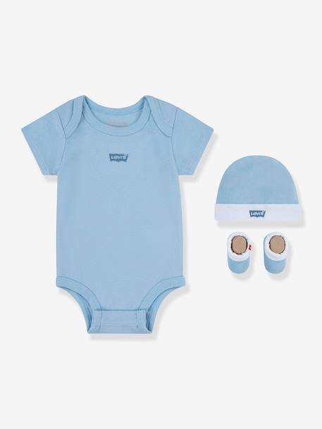 3-delige babyset Batwin van Levi's® hemelsblauw+lichtroze - vertbaudet enfant 