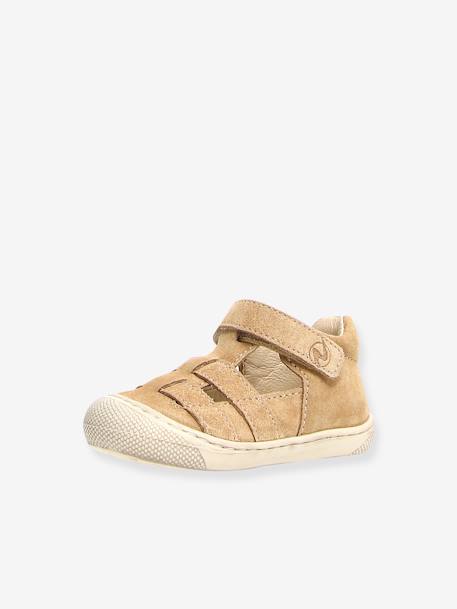 Bottillons semi-ouverts bébé beige - vertbaudet enfant 