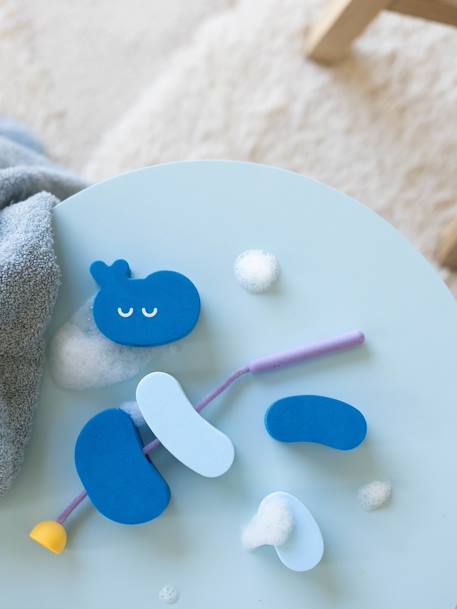 Beedi - Perles de bain à enfiler - bleu - vertbaudet enfant 