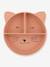 Siliconen bord met compartimenten TRIXIE Animal geel+groen+nude+sinaasappel - vertbaudet enfant 