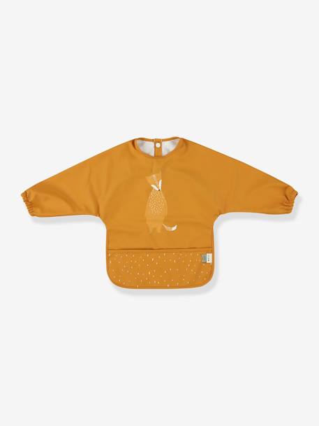 Bavoir imperméable à manches orange+rose nude - vertbaudet enfant 