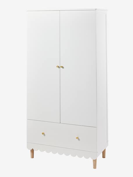 Armoire 2 portes LIGNE FESTON écru - vertbaudet enfant 