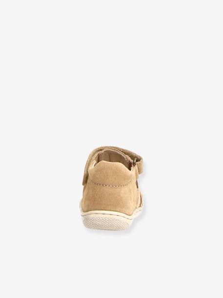 Bottillons semi-ouverts bébé beige - vertbaudet enfant 