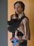 Porte-bébé physiologique HoodieCarrier 2 gris+noir+noir imprimé - vertbaudet enfant 