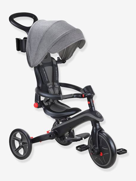 Tricycle Explorer Pliable 4 en 1 - gris+olive+rose+taupe - vertbaudet enfant 