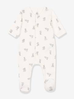 Baby-Pyjama,  overpyjama-Slaappakje van tubic met konijntjes voor baby's PETIT BATEAU