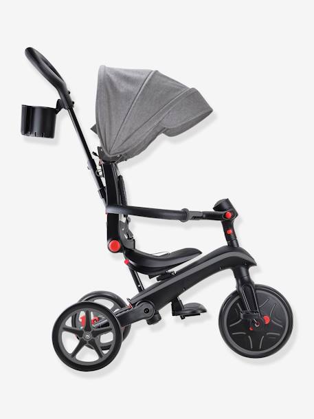 Tricycle Explorer Pliable 4 en 1 - gris+olive+rose+taupe - vertbaudet enfant 