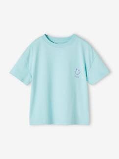 Meisje-T-shirt, souspull-T-shirt-Effen Basics meisjesshirt met korte mouwen