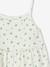 Robe longue à bretelles en gaze de coton fille écru - vertbaudet enfant 