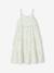 Robe longue à bretelles en gaze de coton fille écru - vertbaudet enfant 