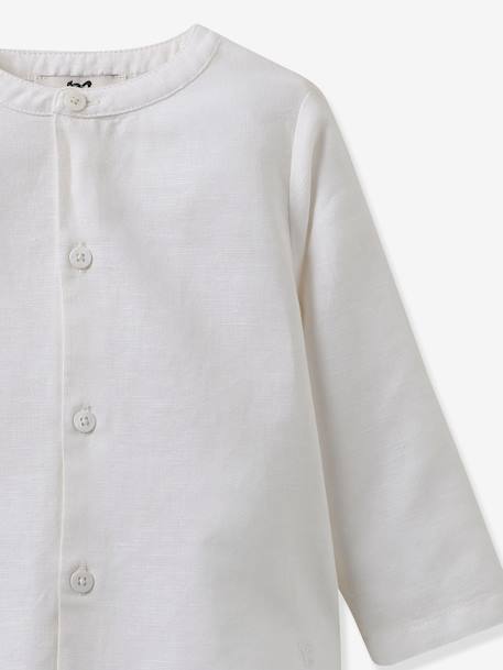 Chemise garçon collection fêtes et mariages blanc - vertbaudet enfant 
