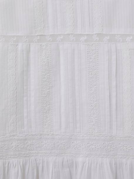 Robe Lisy fille collection fêtes et mariages blanc - vertbaudet enfant 