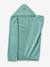 Cape de bain / Serviette à capuche Bébé et Enfant, avec coton recyclé pêche+sable+vert - vertbaudet enfant 