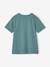 Tee-shirt garçon motif à sequins réversibles blanc+bleu nuit+bleu océan+écru+vert d'eau - vertbaudet enfant 