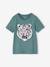 Tee-shirt garçon motif à sequins réversibles blanc+bleu nuit+bleu océan+écru+vert d'eau - vertbaudet enfant 