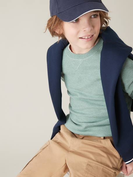 Sweat garçon vert d'eau - vertbaudet enfant 
